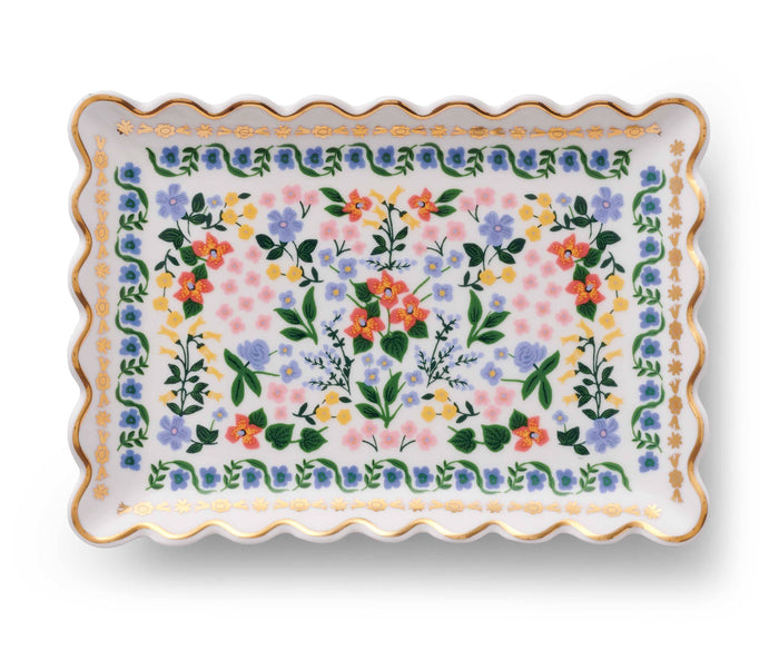 Rifle Paper Co. Wildwood Porcelain Catchall Tray