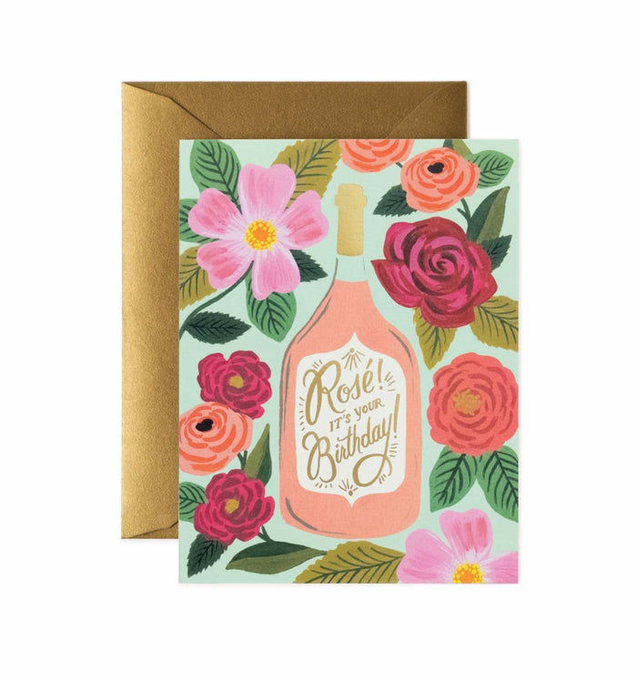 Rose' it's Your Birthday Card