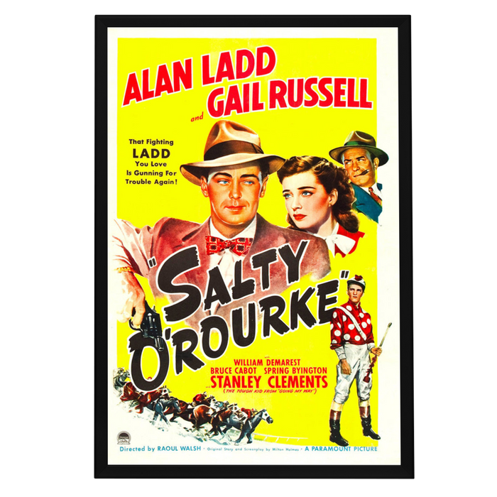 "Salty O'Rourke" (1945) Framed Movie Poster