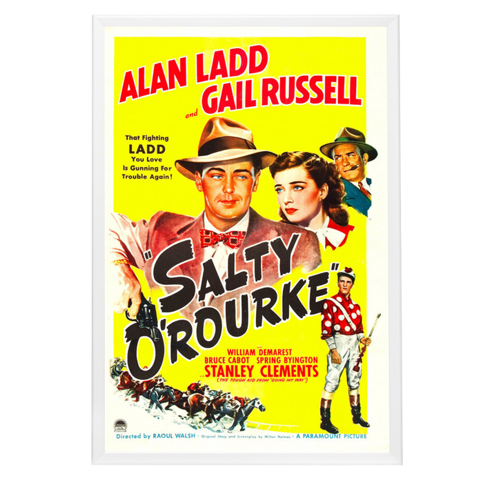 "Salty O'Rourke" (1945) Framed Movie Poster