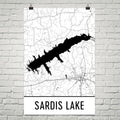 Sardis Lake MS Art and Maps