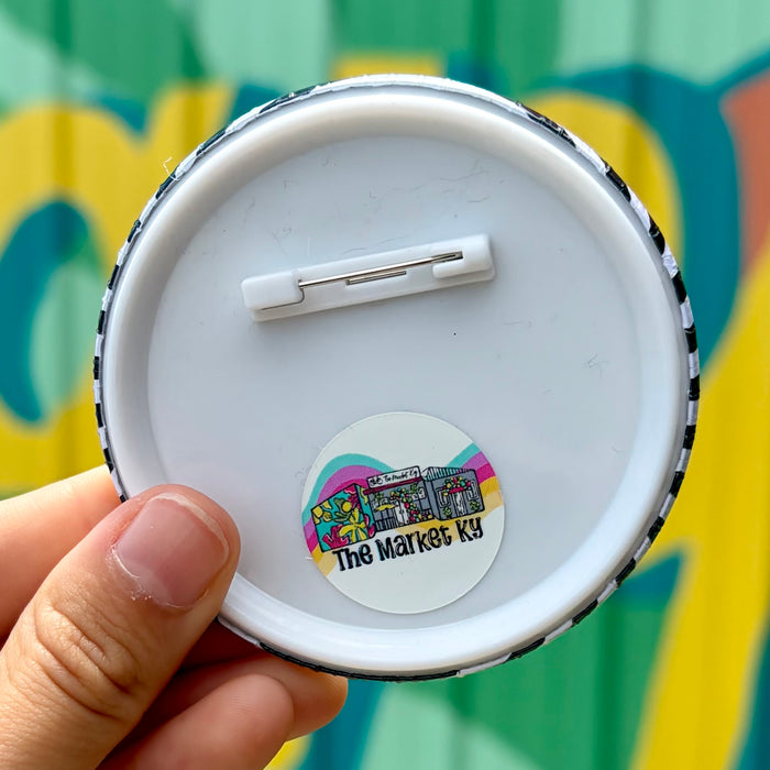 Scotties Rhinestoned Button