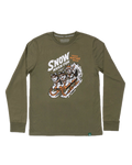 Snow Much Fun Unisex Long Sleeve Shirt | Olive