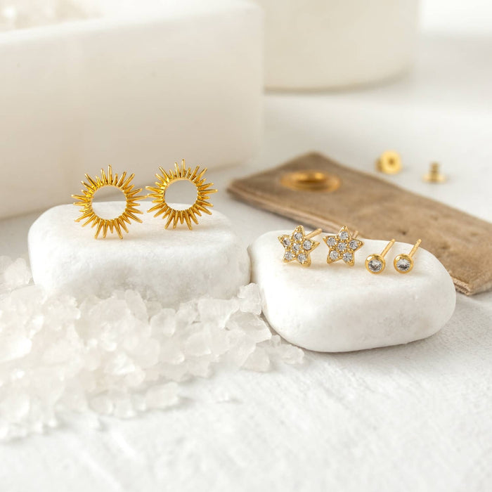 Splendid Iris ~ Star Velvet Stud Gift Set