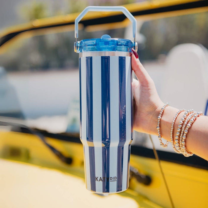 Striped 30 Oz Cabana Tumbler ~ Various Colors
