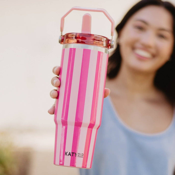 Striped 30 Oz Cabana Tumbler ~ Various Colors