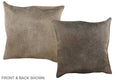 Taupe Cowhide Pillow #A36003