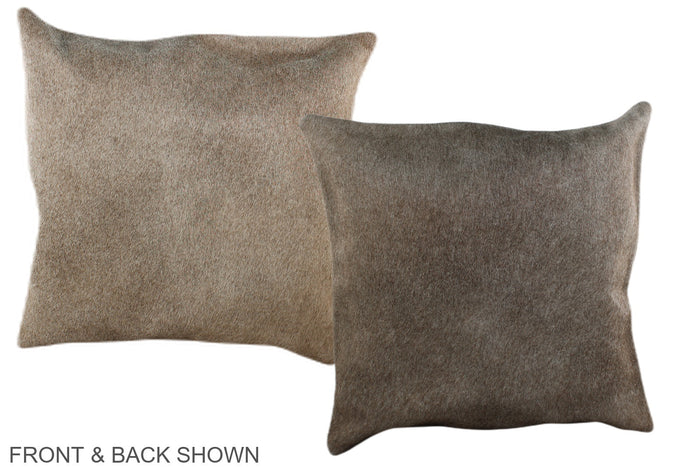 Taupe Cowhide Pillow #A36003
