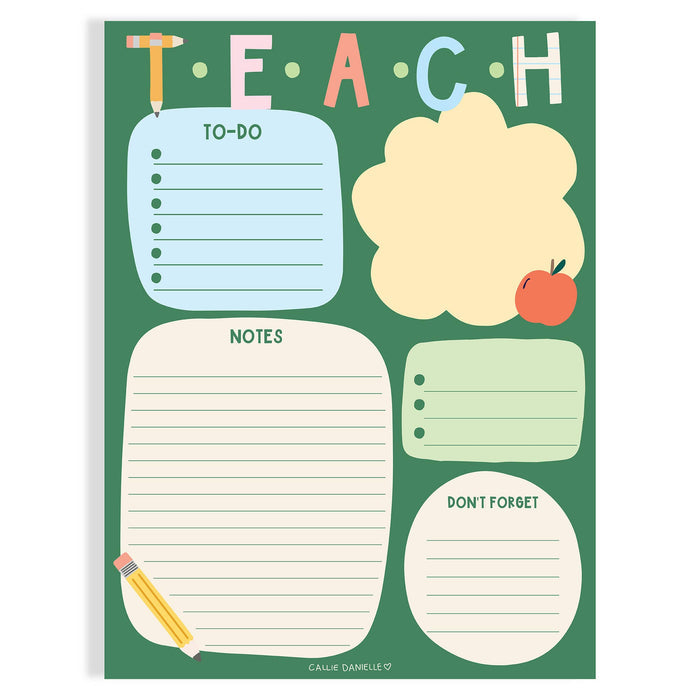 Teach School-Themed Daily Planner