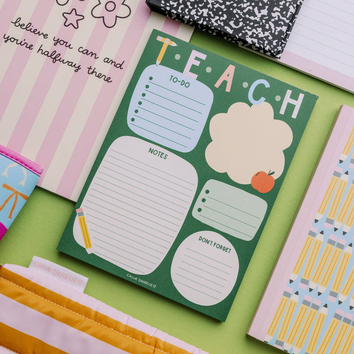 Teach School-Themed Daily Planner