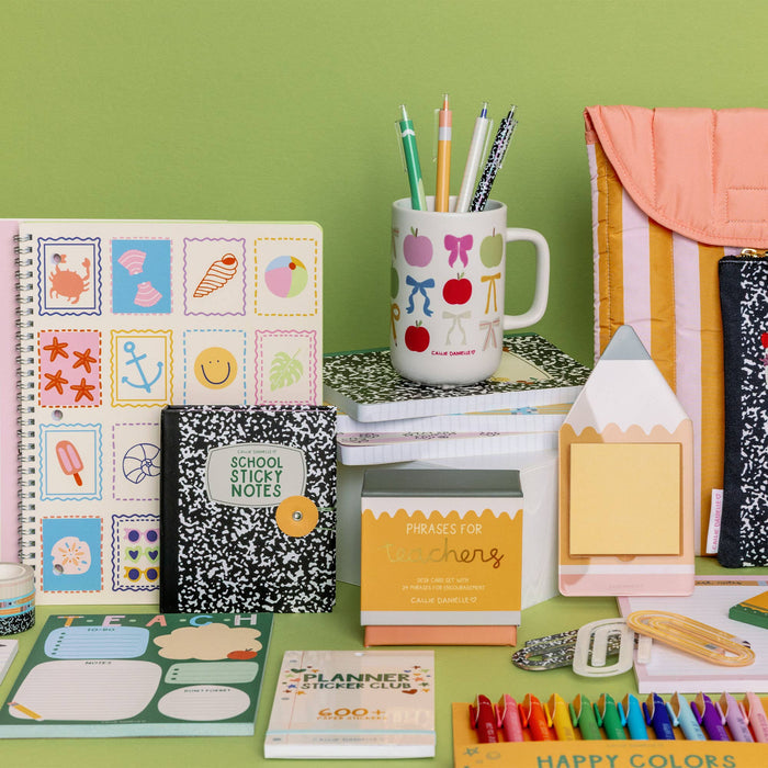 Teach School-Themed Daily Planner