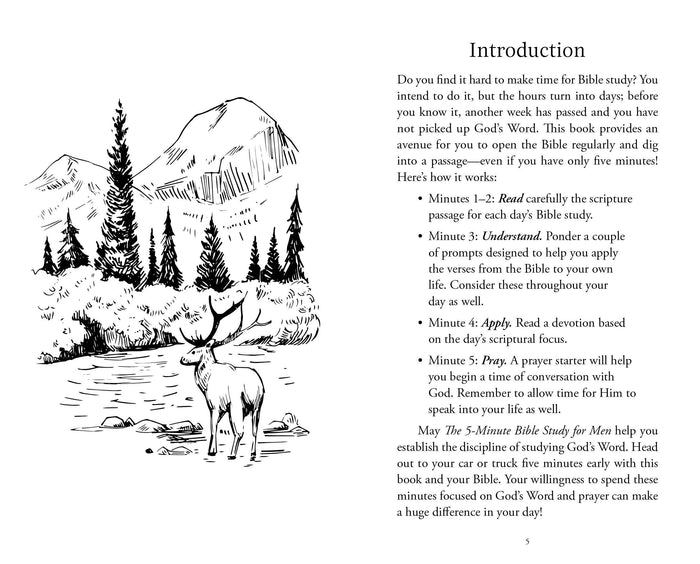 The 5-Minute Bible Study for Men