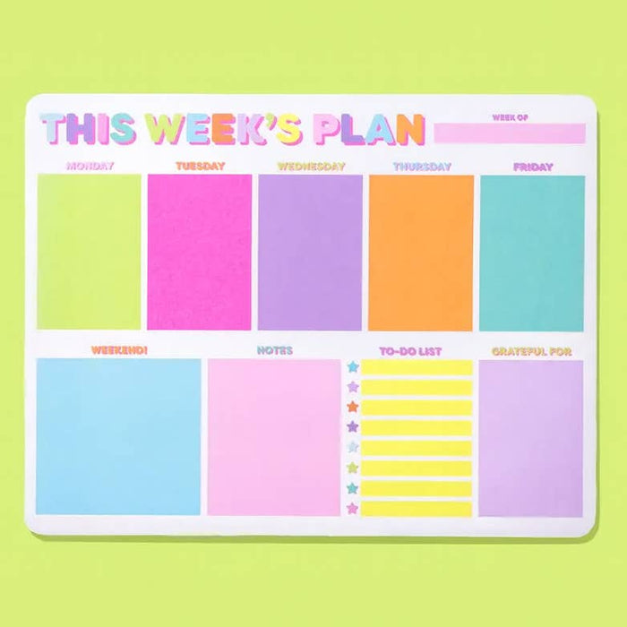 This Week's Plan Weekly Planner
