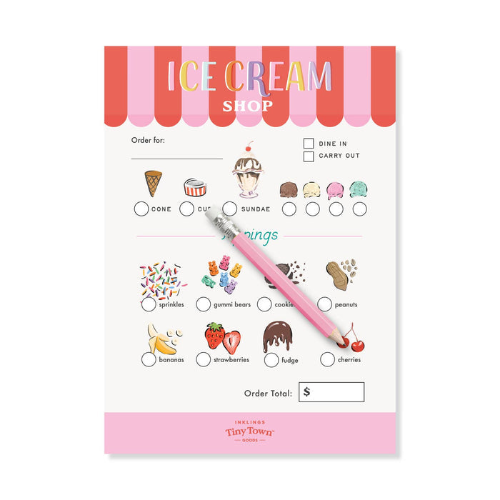 Tiny Town Play Notepad ~ Various Shops