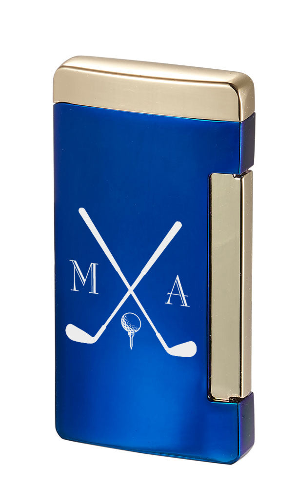 Visol Panther Flat Flame Cigar Lighter – Personalized Sports Engraving