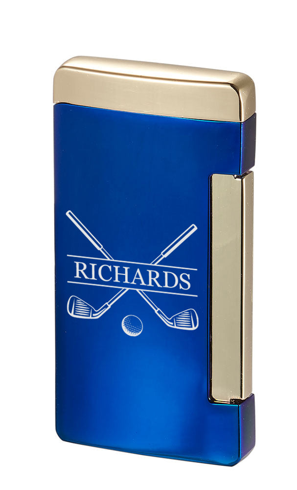 Visol Panther Flat Flame Cigar Lighter – Personalized Sports Engraving