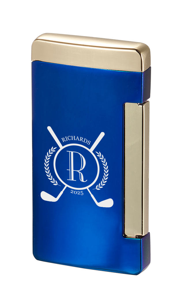Visol Panther Flat Flame Cigar Lighter – Personalized Sports Engraving