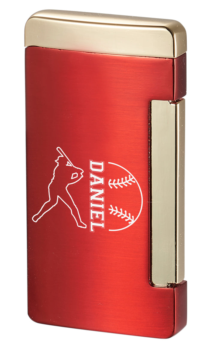 Visol Panther Flat Flame Cigar Lighter – Personalized Sports Engraving