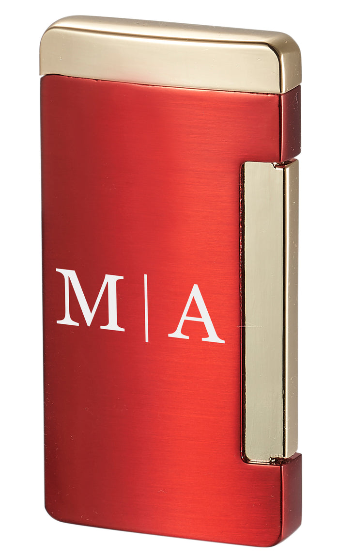 Visol Panther Flat Flame Lighter – Personalized Initial Engraving