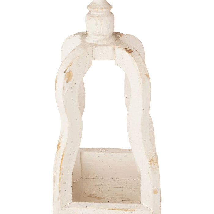 White Wooden Farmhouse Lanterns ~ Various Sizes