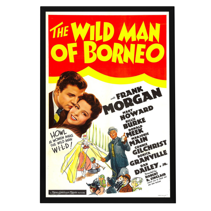 "Wild Man Of Borneo" (1941) Framed Movie Poster