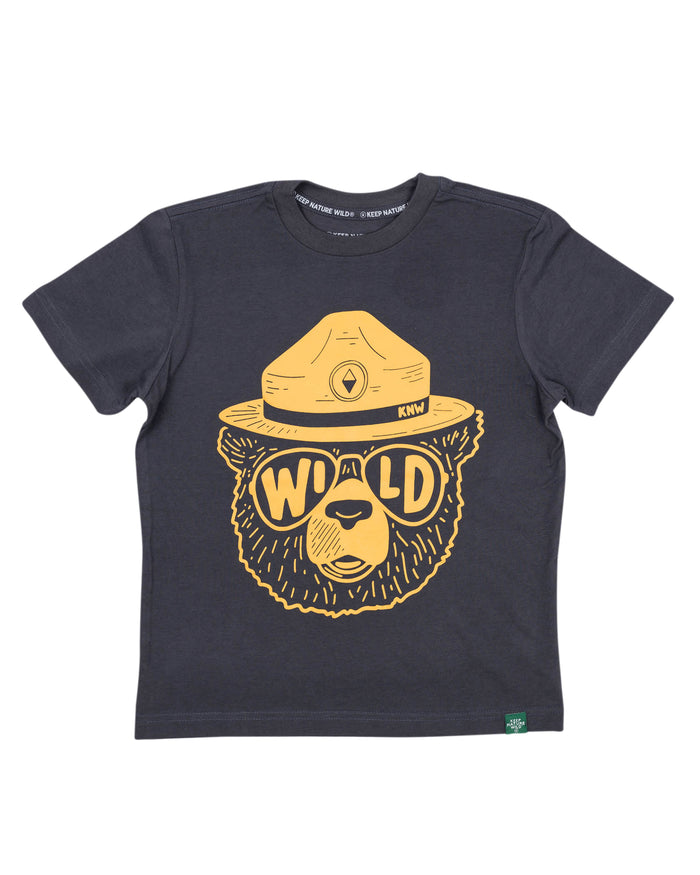 Wildbear Youth Tee | Coal