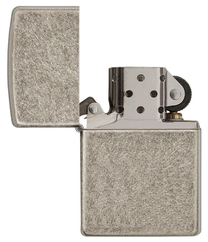 Zippo Armor Antique Silver Plate 28973