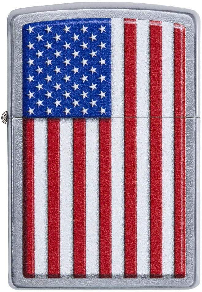 Zippo Patriotic Street Chrome 29722
