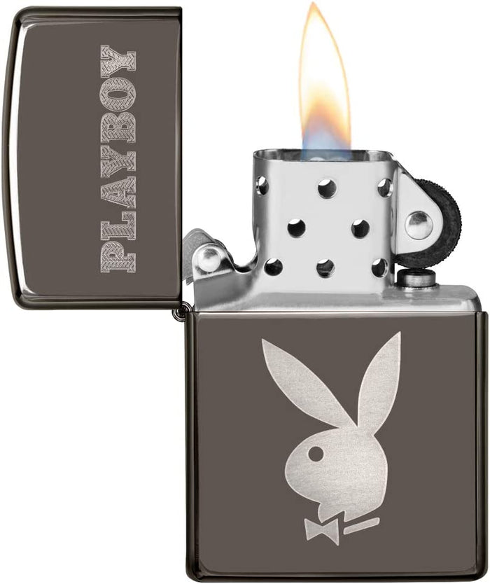 Zippo Playboy Bunny Black Ice 29778