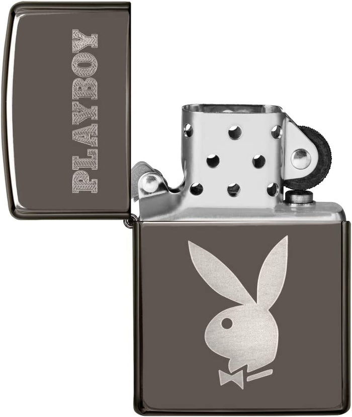 Zippo Playboy Bunny Black Ice 29778